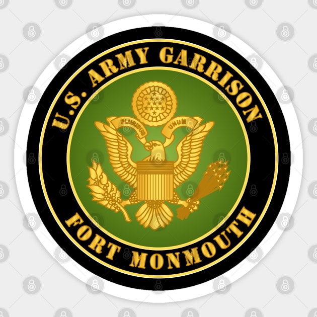 Army - Fort Monmouth - Garrison Sticker by twix123844